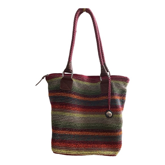 The Sak Cambria Large Rainbow Crochet Tote - Picture 1 of 5